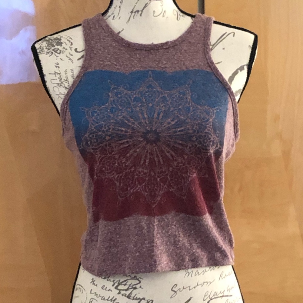 Charlotte russe mandala crop top
